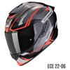 Foto: EXO 1400 EVO II AIR ACCORD Integraalhelm Grijs-Rood