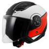 Foto: OF616 AIRFLOW II COVER jethelm Wit-Rood