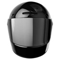 Foto: JD/One Glossy Black Integraalhelm - thumbnail