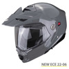 Foto: ADX-2 Motorhelm Cement-Grijs