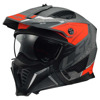 Foto: OF606 Drifter Devor Helm Rood-Grijs