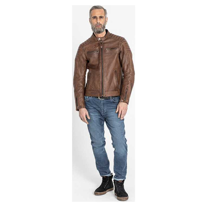 Foto: Leather Jacket Storm Tobacco