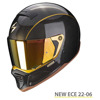 Foto: EXO-HX1 CARBON SE SOLID Integraalhelm Zwart-Goud