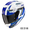 Foto: EXO-391 CAPTOR Integraalhelm Wit-Blauw