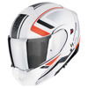 Foto: EXO-930 EVO ARDENS Systeemhelm Wit-Zwart-Rood